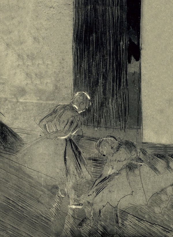 Two Dancers in a Rehearsal Room2, Edgar Degas - plakat 50x70 cm