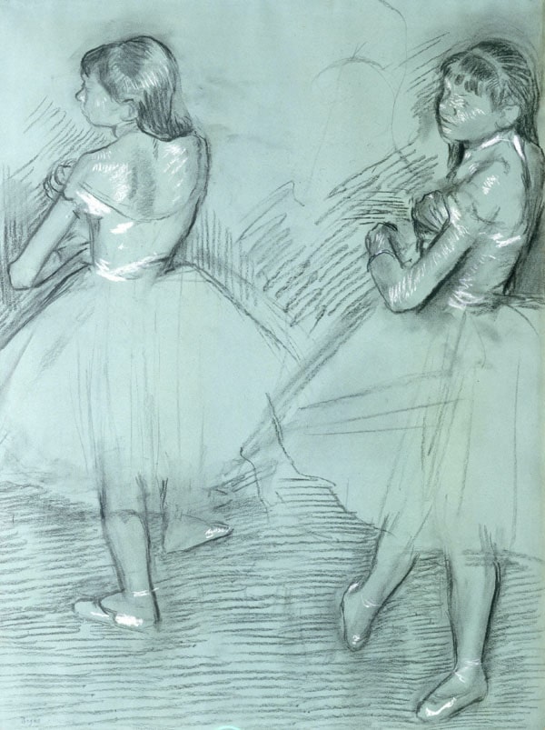 Two Dancers1879, Edgar Degas - plakat 70x100 cm