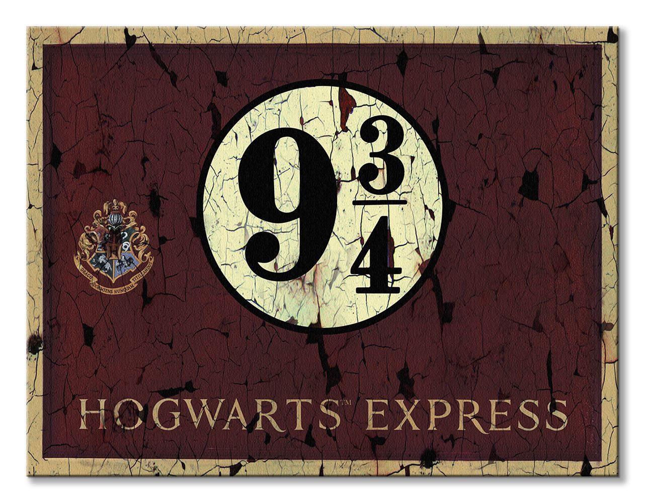 Harry Potter Hogwarts Express 9 3/4 - obraz na płótnie 60x80 cm