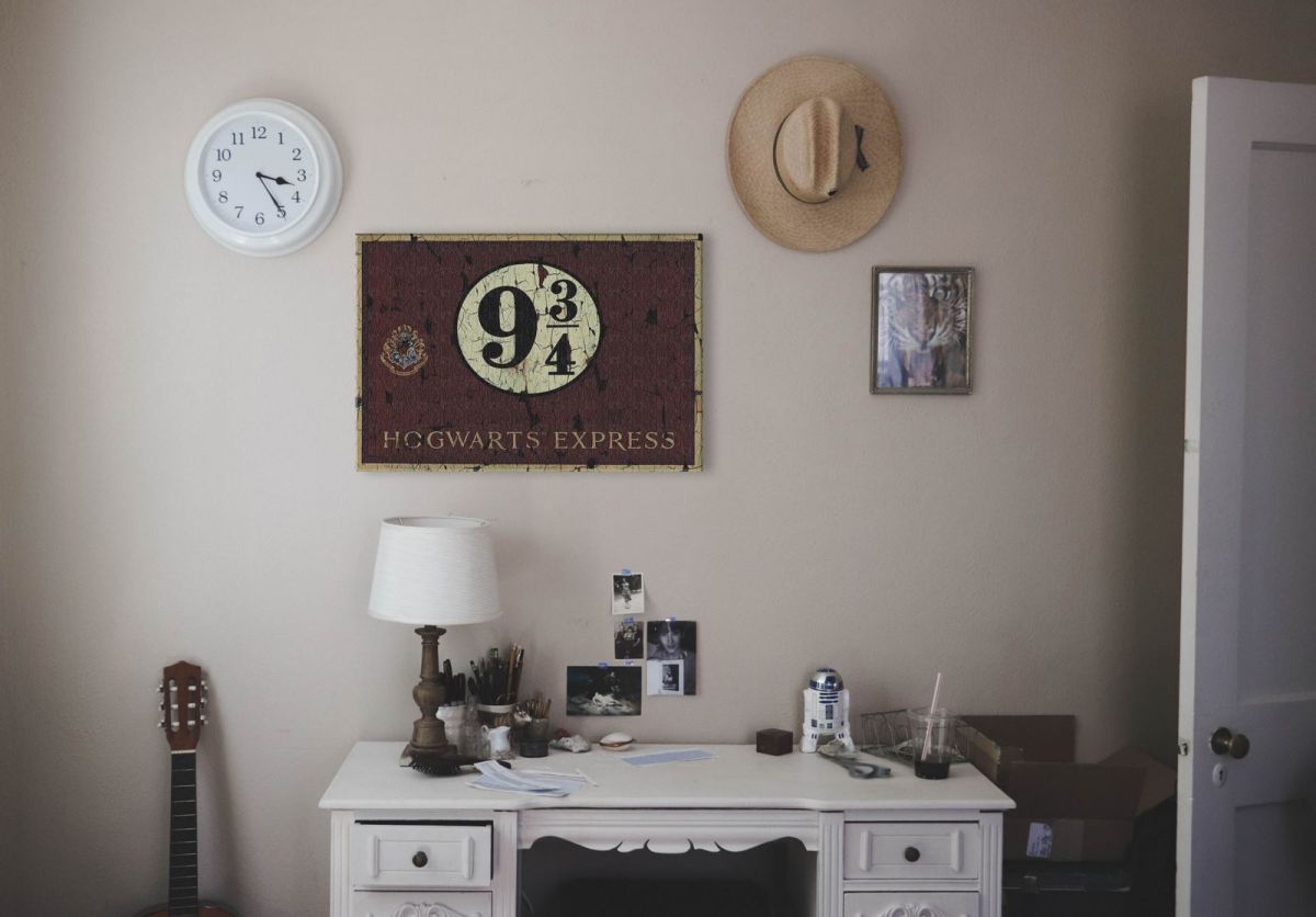 Harry Potter Hogwarts Express 9 3/4 - obraz na płótnie 60x80 cm