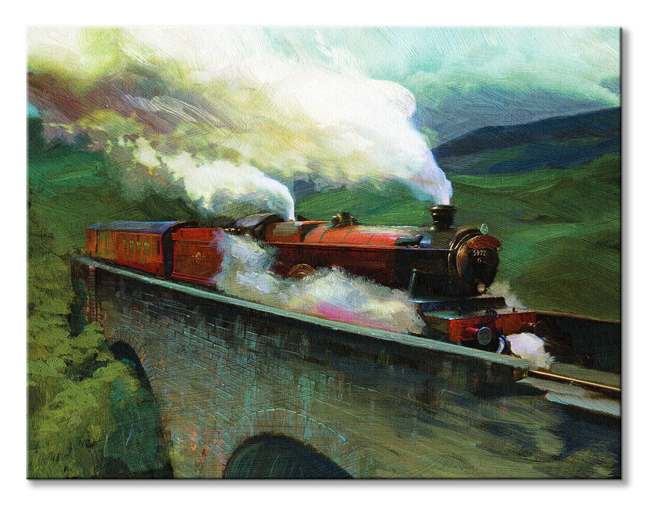 Harry Potter Hogwarts Express Landscape - obraz na płótnie 80x60 cm