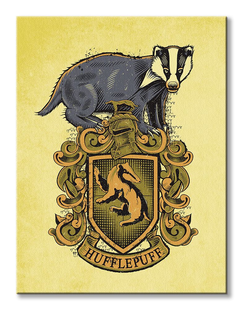 Harry Potter Hufflepuff - obraz na płótnie 60x80 cm