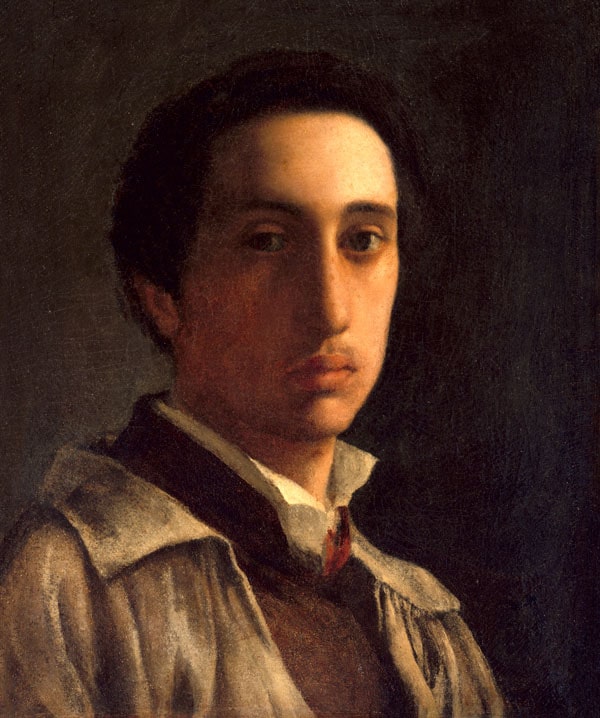 Self Portrait, Edgar Degas - plakat 70x100 cm