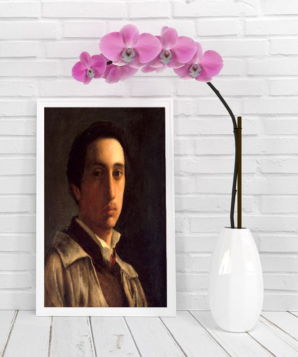 Self Portrait, Edgar Degas - plakat 70x100 cm