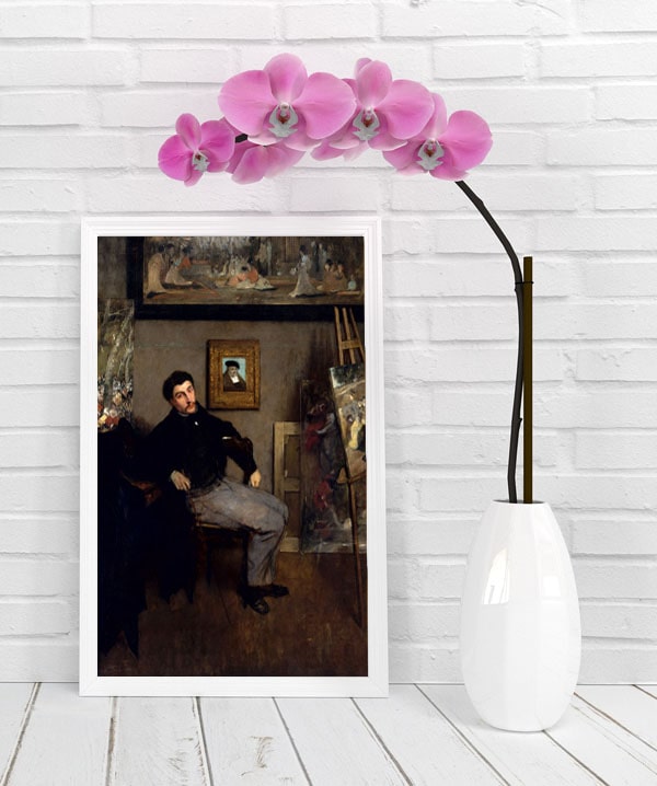 James Jacques Joseph Tissot, Edgar Degas - plakat 21x29,7 cm