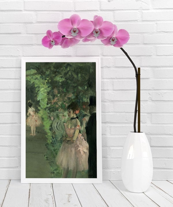 Dancers Backstage, Edgar Degas - plakat 50x70 cm