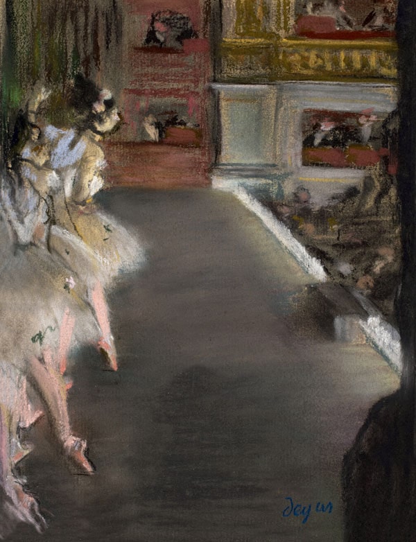 Dancers at the Old Opera House, Edgar Degas - plakat 59,4x84,1 cm