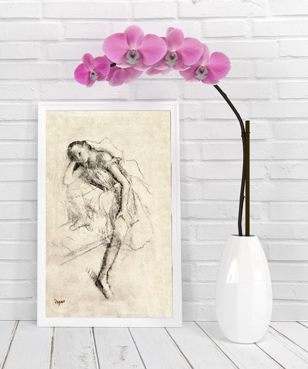 Dancer at Rest Edgar Degas - plakat 59,4x84,1 cm