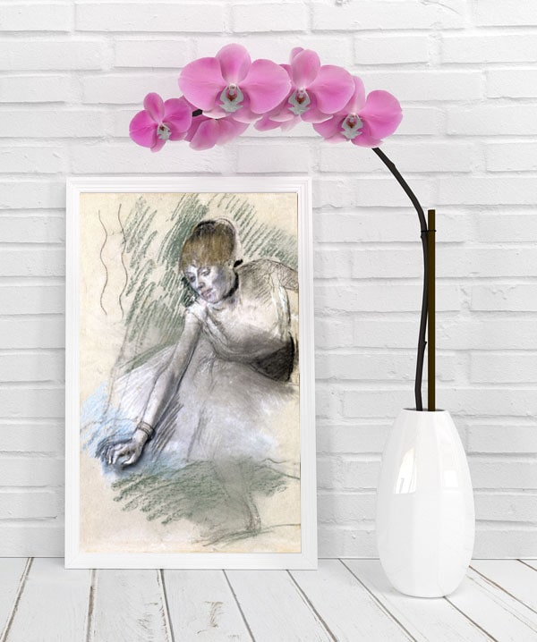 Dancer1880 85, Edgar Degas - plakat 40x60 cm