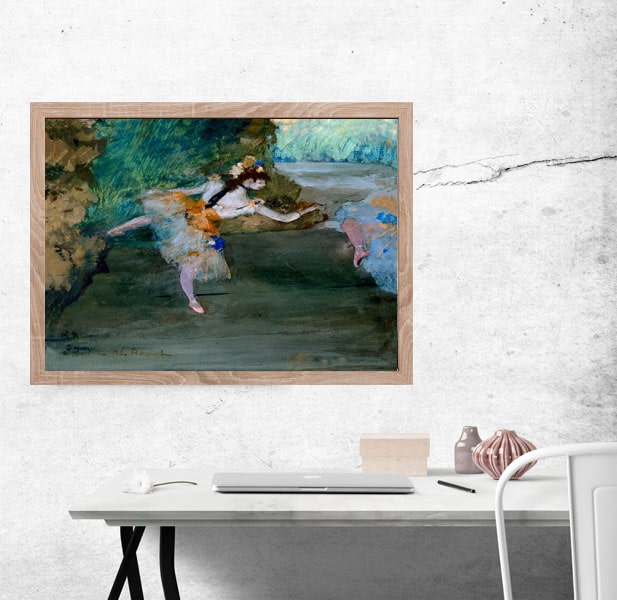 Dancer Onstage, Edgar Degas - plakat 50x40 cm