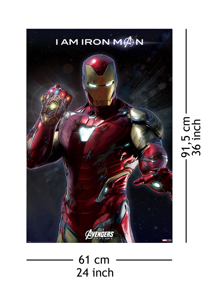 Avengers Endgame Iron man - plakat - Galeria Plakatu