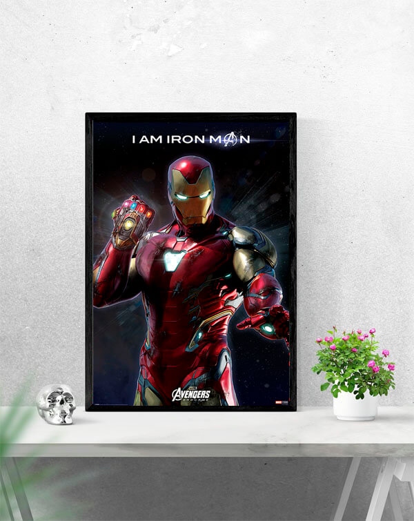 Avengers Endgame Iron man - plakat - Galeria Plakatu