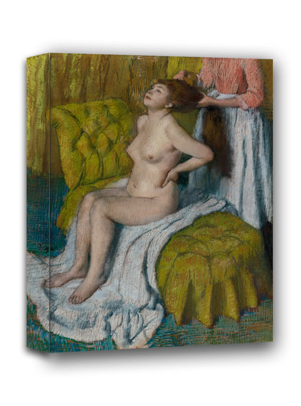 Woman Having Her Hair Combed , Edgar Degas - obraz na płótnie 60x80 cm