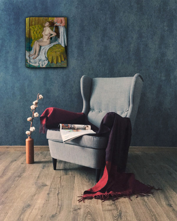 Woman Having Her Hair Combed , Edgar Degas - obraz na płótnie 60x80 cm