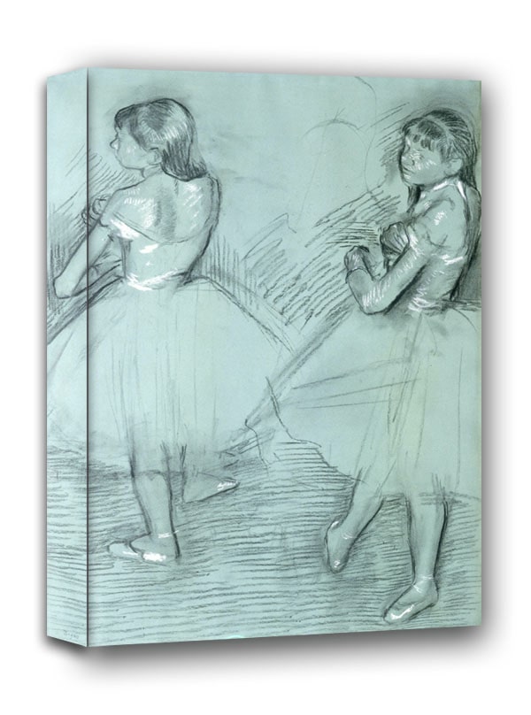Two Dancers1879, Edgar Degas - obraz na płótnie 70x100 cm