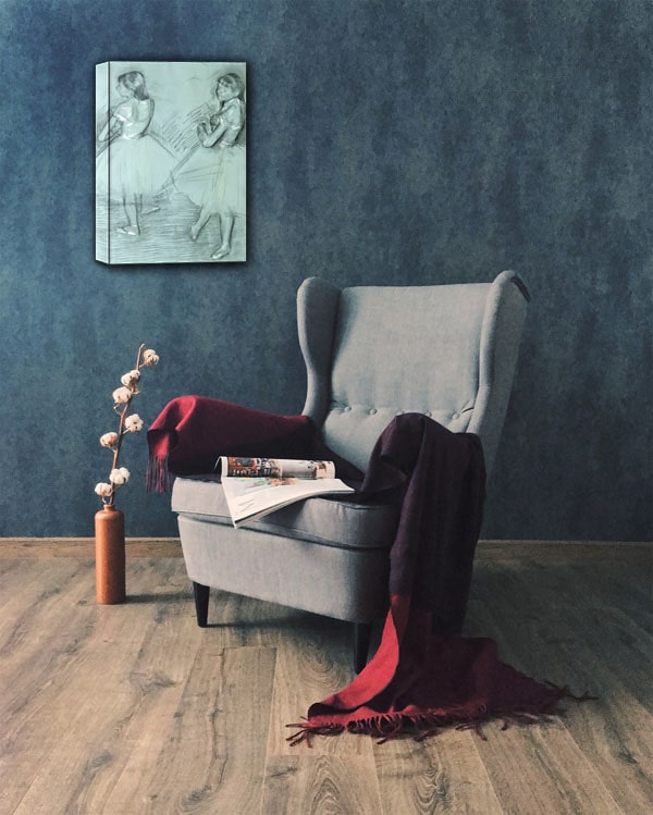 Two Dancers1879, Edgar Degas - obraz na płótnie 70x100 cm