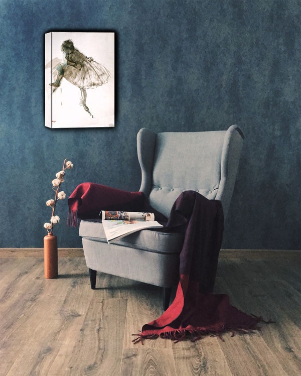 Study of a Ballet Dancer, Edgar Degas - obraz na płótnie 60x80 cm