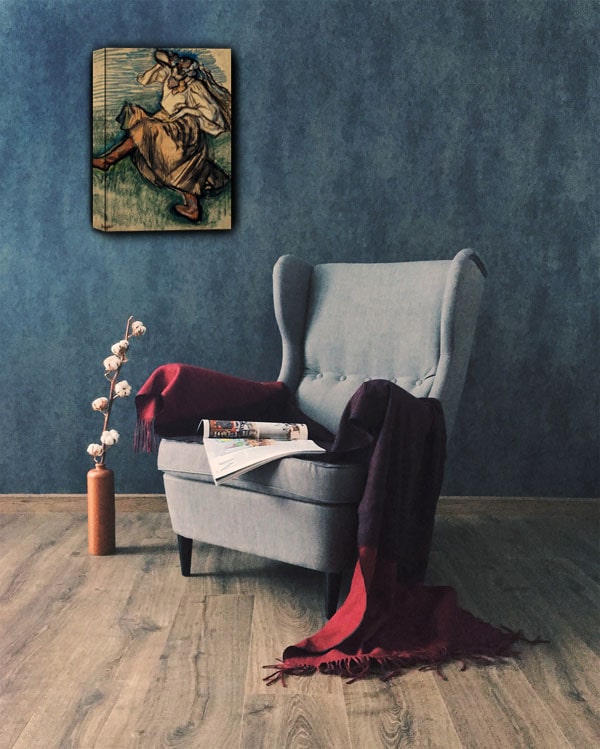 Russian Dancer, Edgar Degas - obraz na płótnie 40x50 cm