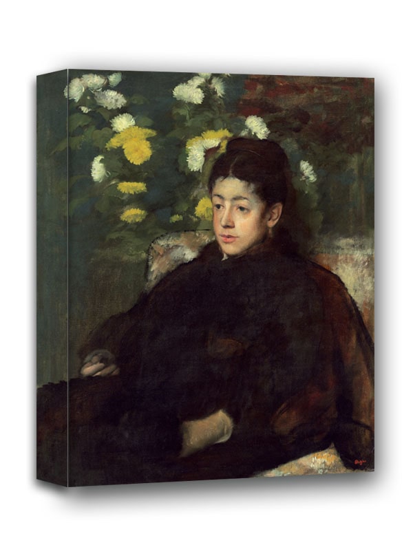 Mademoiselle Malo, Edgar Degas - obraz na płótnie 40x50 cm