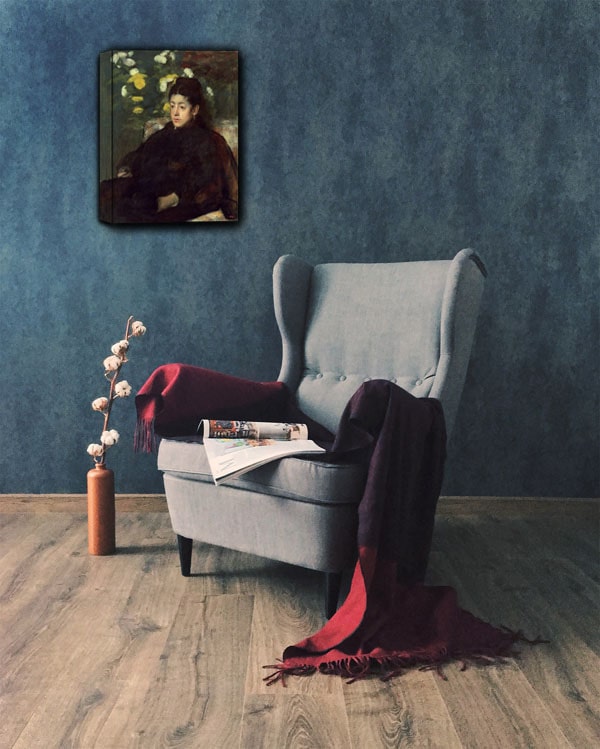 Mademoiselle Malo, Edgar Degas - obraz na płótnie 40x50 cm