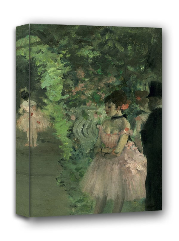 Dancers Backstage, Edgar Degas - obraz na płótnie 60x80 cm