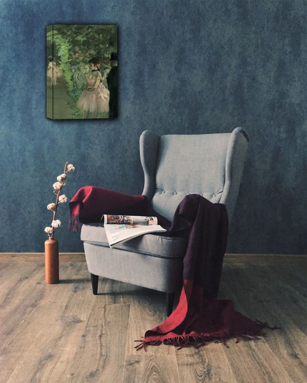 Dancers Backstage, Edgar Degas - obraz na płótnie 60x80 cm