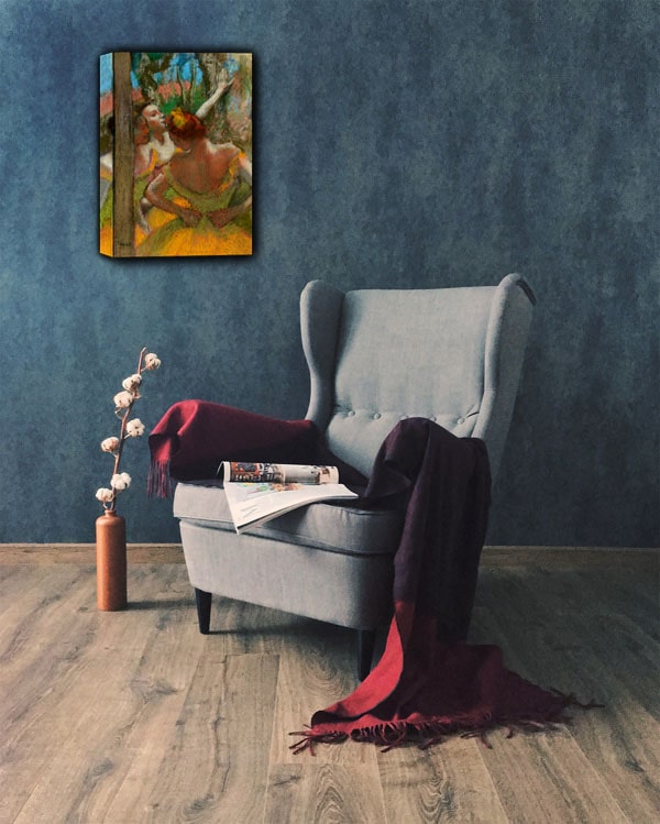 Dancers, Edgar Degas - obraz na płótnie 60x80 cm