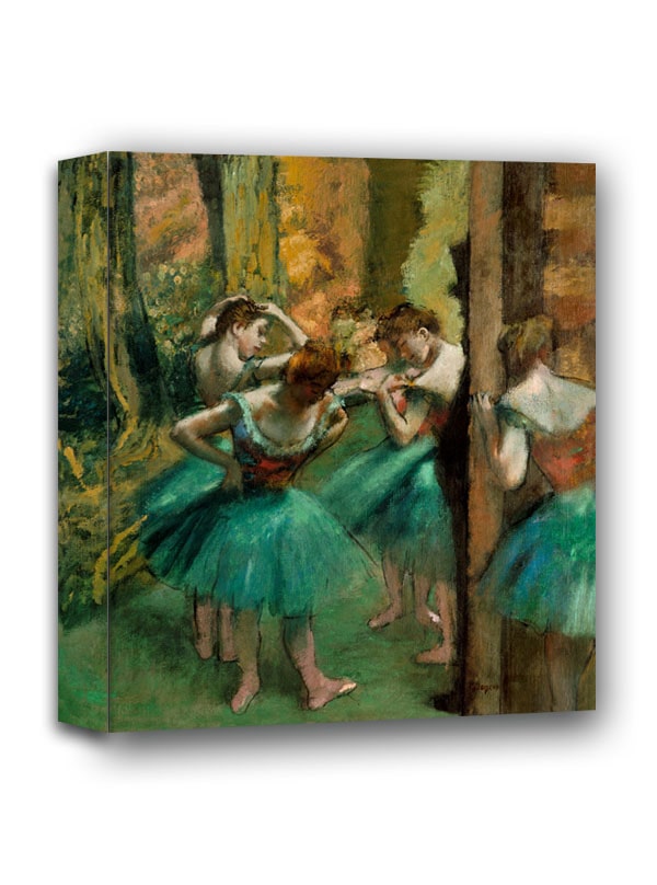 Dancers, Pink and Green, Edgar Degas - obraz na płótnie 70x100 cm