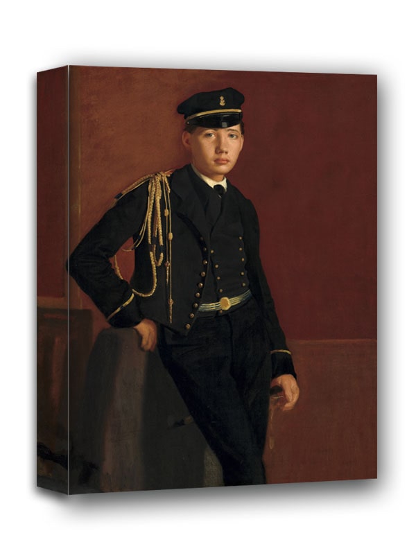 Achille De Gas in the Uniform of a Cadet, Edgar Degas - obraz na płótnie 20x30 cm