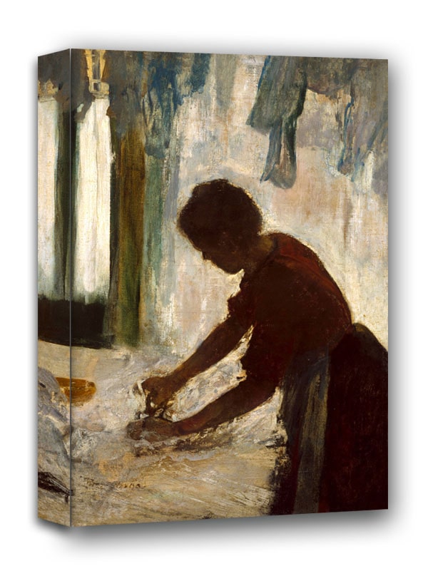 A Woman Ironing, Edgar Degas - obraz na płótnie 60x80 cm