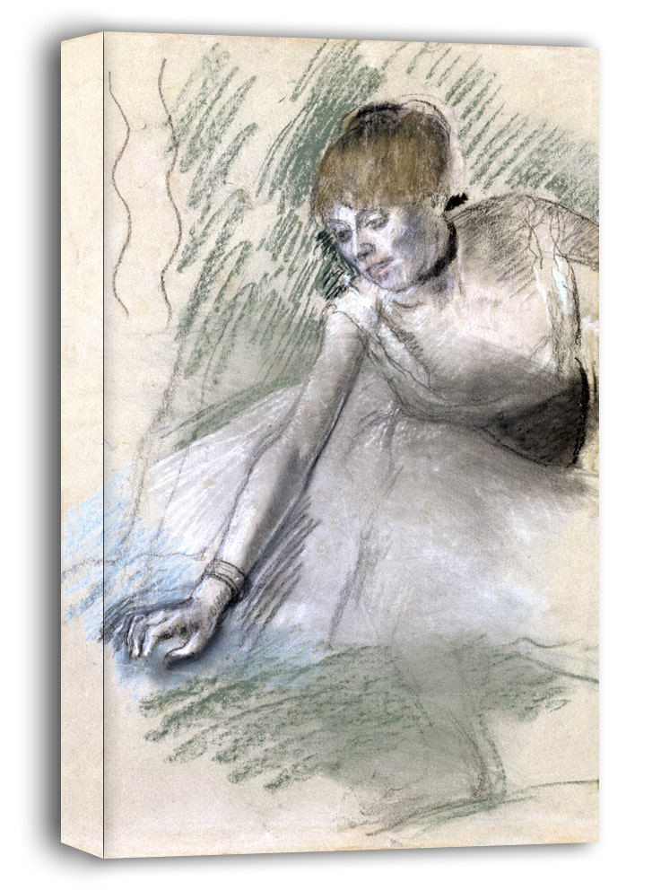 Dancer1880 85, Edgar Degas - obraz na płótnie 70x100 cm