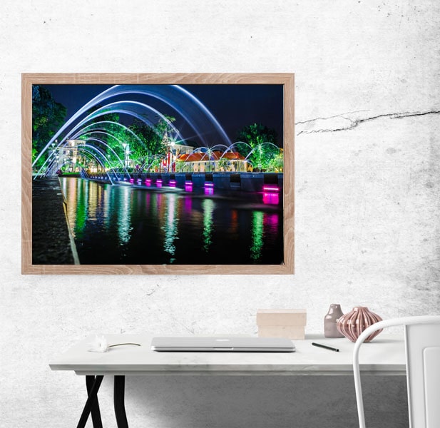 Kolory miasta  - plakat premium 100x70 cm