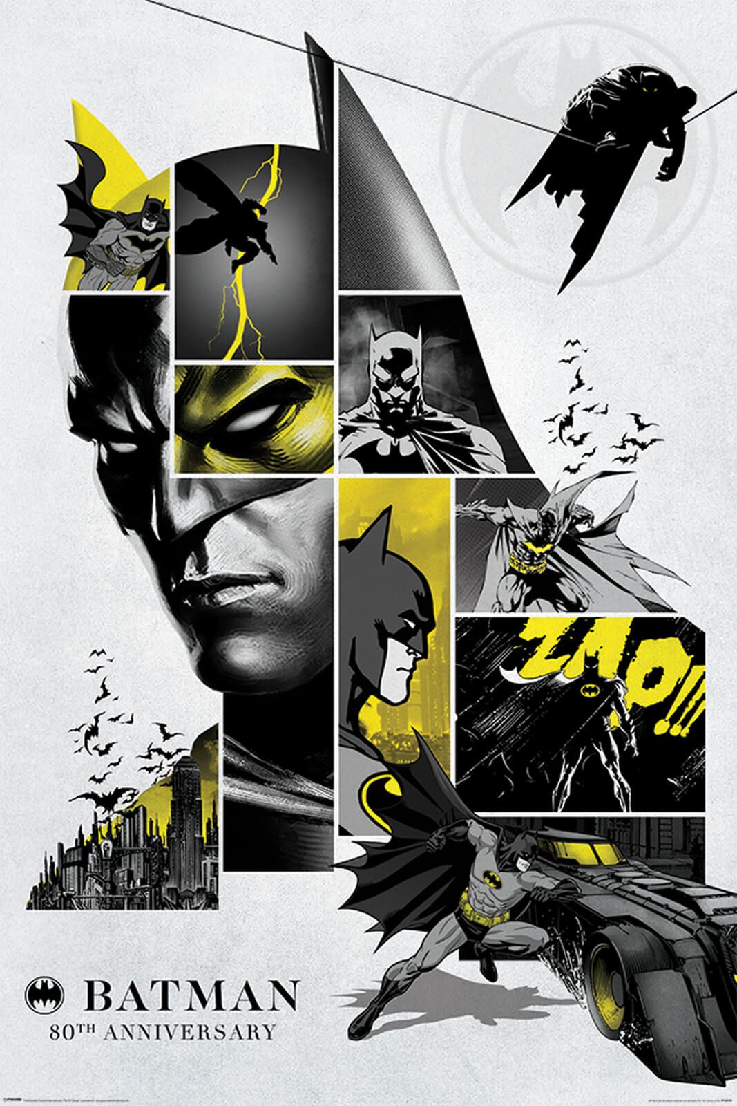 Batman 80-ta rocznica - plakat 61x91,5 cm