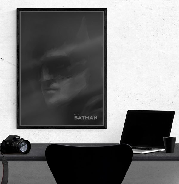Batman - plakat premium 50x70 cm