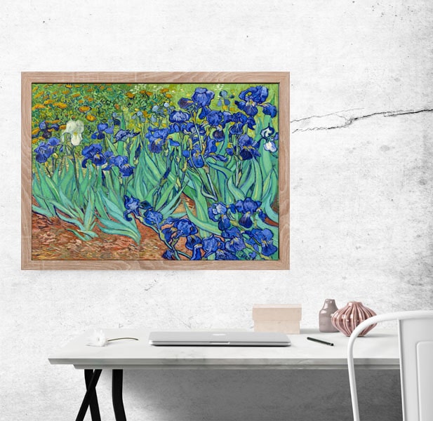 Irysy, Vincent Van Gogh - plakat 70x50 cm