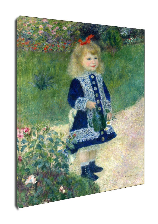 A Girl with a Watering Can, Auguste Renoir - obraz na płótnie 30x40 cm