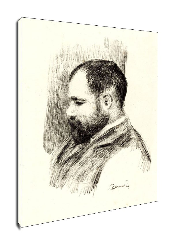 Ambroise Vollard, Auguste Renoir - obraz na płótnie 60x80 cm