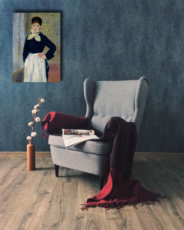 A Waitress at Duval_s Restaurant, Auguste Renoir - obraz na płótnie 60x90 cm