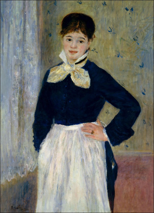 A Waitress at Duval_s Restaurant, Auguste Renoir - plakat 21x29,7 cm