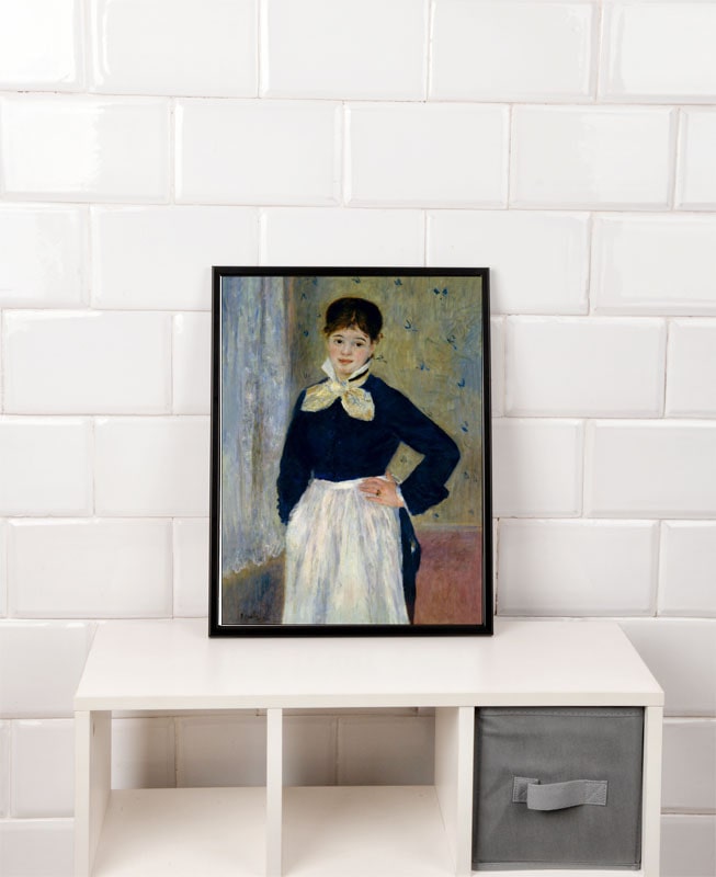 A Waitress at Duval_s Restaurant, Auguste Renoir - plakat 21x29,7 cm