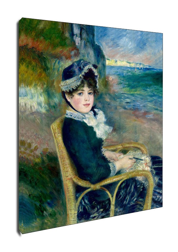 By the Seashore, Auguste Renoir - obraz na płótnie 40x50 cm