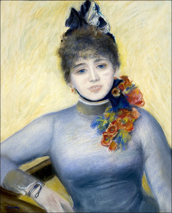 Caroline Rémy (Séverine), Auguste Renoir - plakat 42x59,4 cm