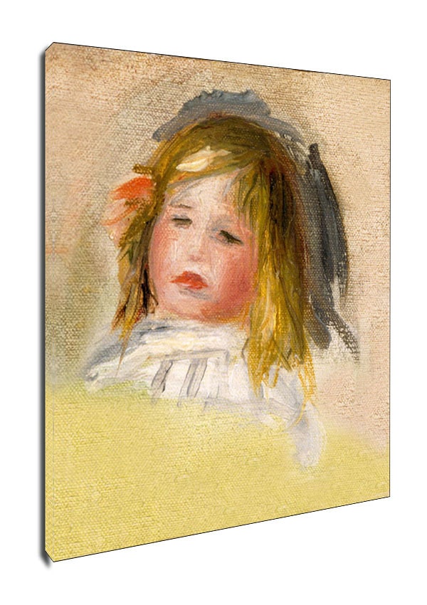 Child with Blond Hair, Auguste Renoir - obraz na płótnie 60x80 cm