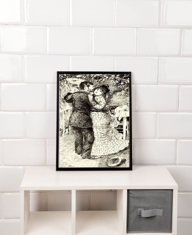 Dance in the Country, Auguste Renoir - plakat 60x80 cm