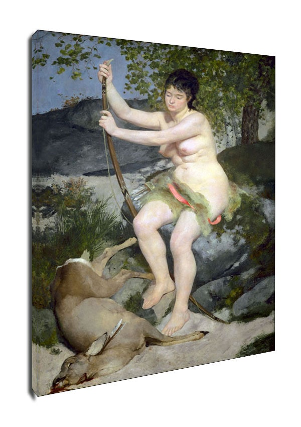 Diana, Auguste Renoir - obraz na płótnie 90x120 cm