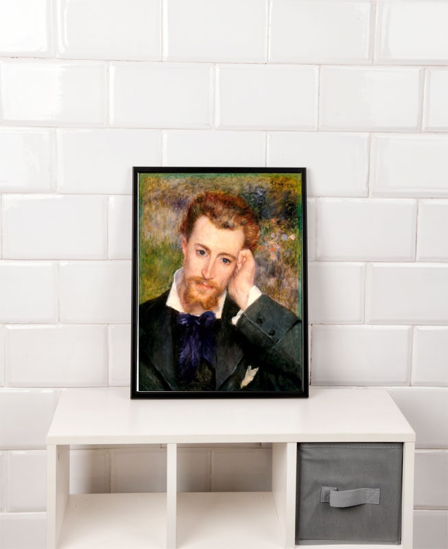 Eugène Murer (Hyacinthe Eugène Meunier, 1841–1906), Auguste Renoir - plakat 59,4x84,1 cm