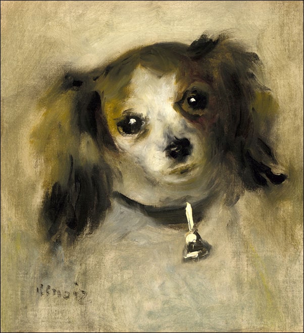 Head of a Dog, Auguste Renoir - plakat 29,7x42 cm