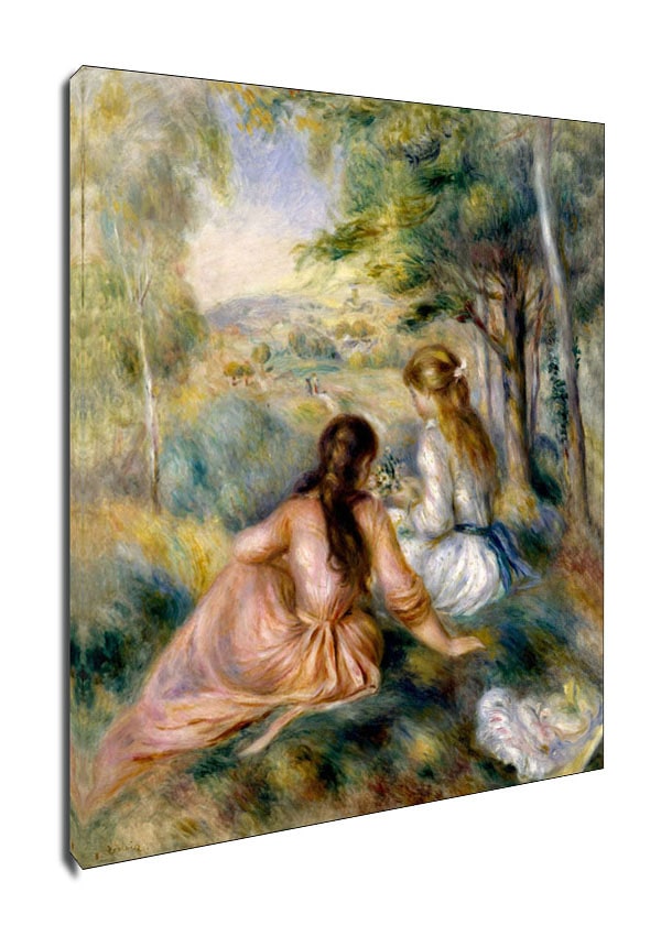 In the Meadow, Auguste Renoir - obraz na płótnie 70x100 cm