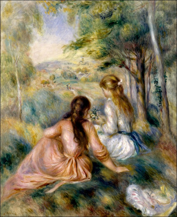 In the Meadow, Auguste Renoir - plakat 21x29,7 cm
