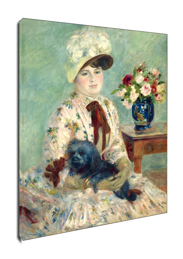 Mlle Charlotte Berthier, Auguste Renoir - obraz na płótnie 90x120 cm